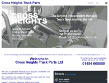Tablet Screenshot of crossheights.co.uk